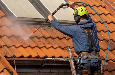 Démoussage et hydrofuge de toiture à Cheminon